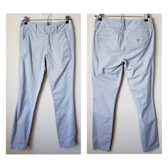 😥 LAST CHANCE NWT J. Crew Andie Chino Pants Blue - Picture 2 of 5